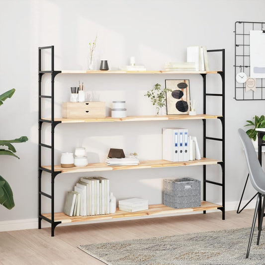 Mensole da Parete 3 pz 140x30x2 cm Legno Acacia Non Trattato | homemem39