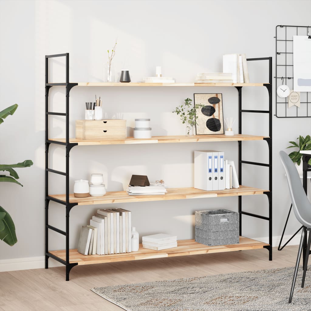 Mensole da Parete 3 pz 120x40x2 cm Legno Acacia Non Trattato | homemem39