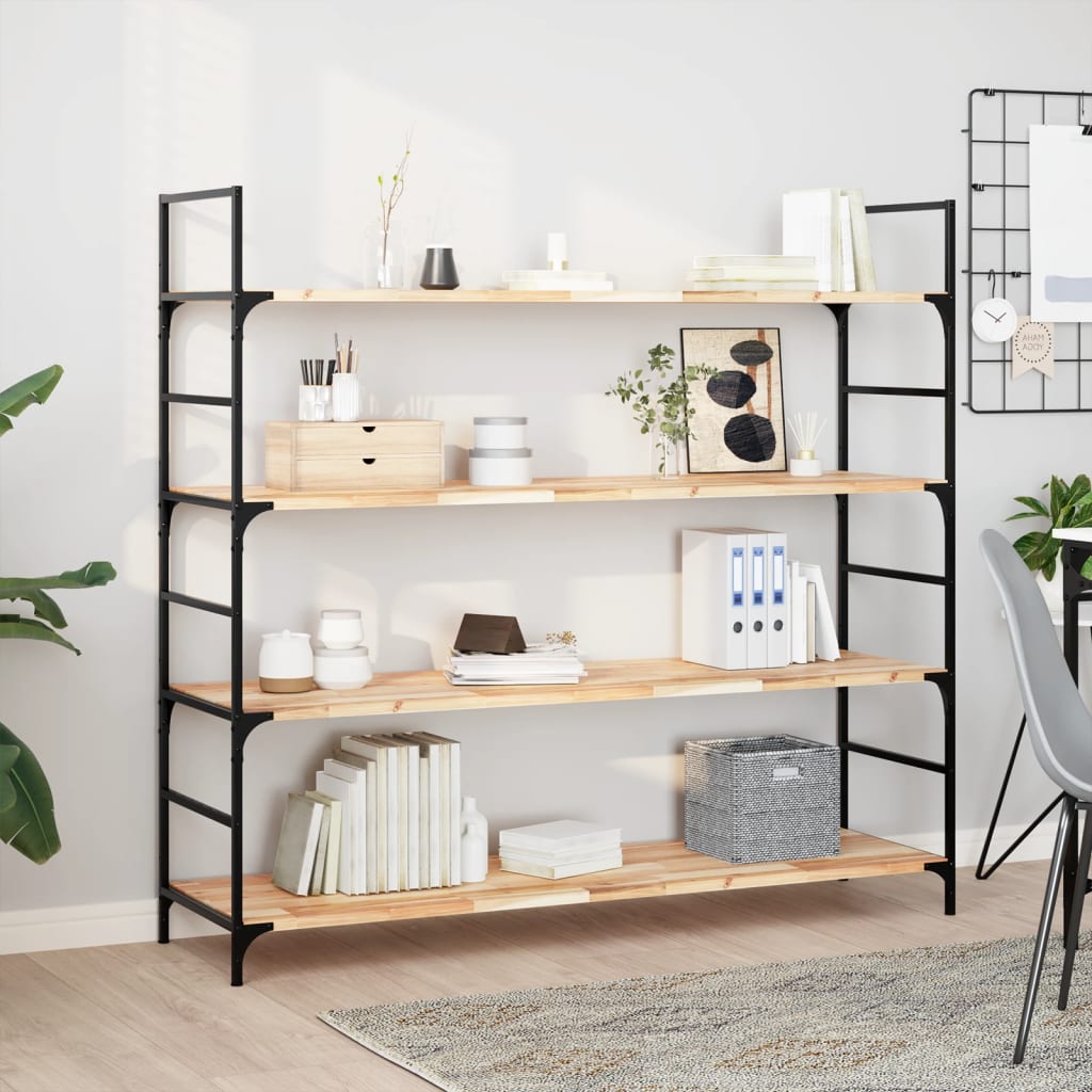 Mensole da Parete 3 pz 140x40x2 cm Legno Acacia Non Trattato | homemem39
