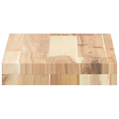 Ripiano a Parete 40x20x4 cm Legno Massello Acacia Non Trattato | homemem39