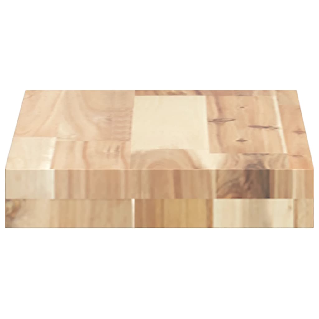 Mensole da Parete 2 pz 40x20x4 cm Legno Acacia Non Trattato | homemem39
