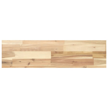 Ripiano a Parete 80x20x4 cm Legno Massello Acacia Non Trattato | homemem39