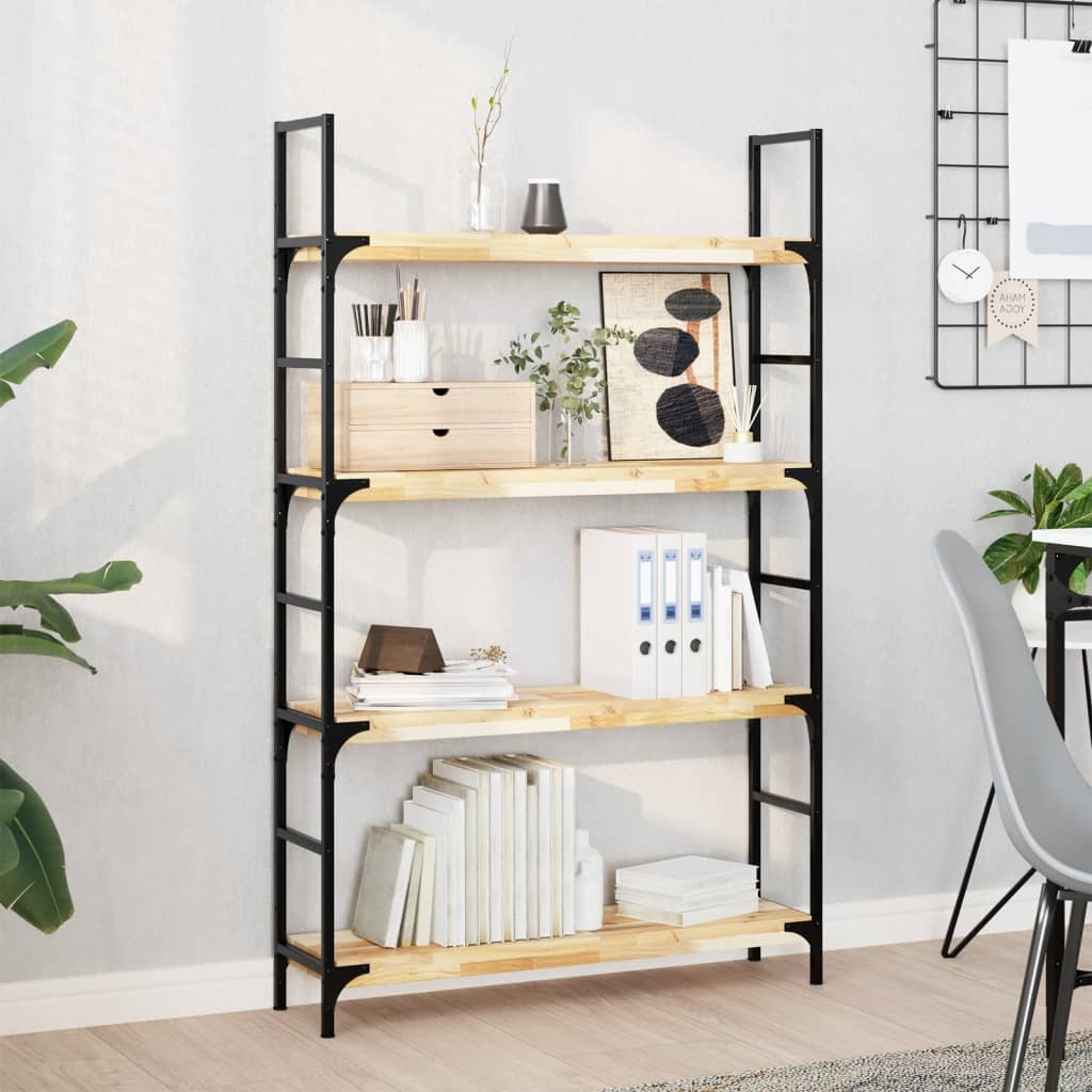 Ripiano a Parete 80x20x4 cm Legno Massello Acacia Non Trattato | homemem39