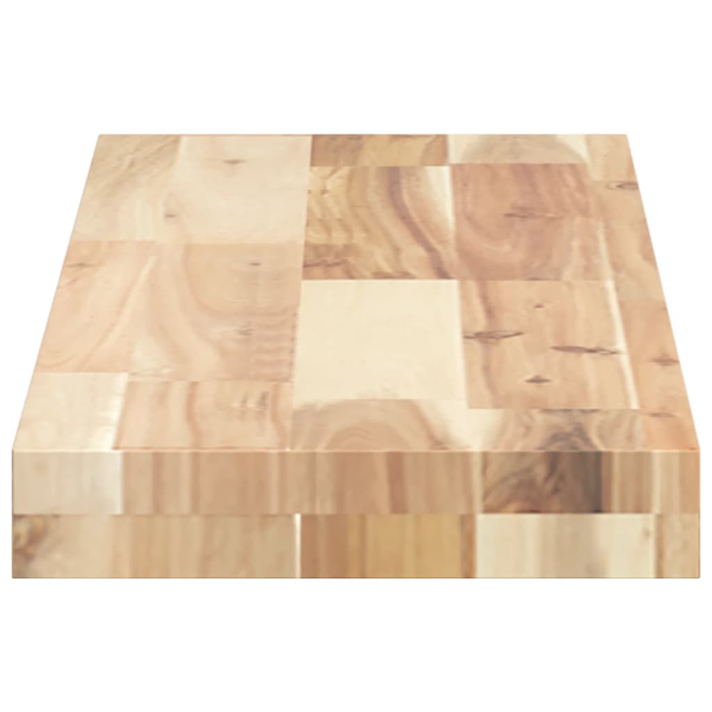 Mensole da Parete 2 pz 80x20x4 cm Legno Acacia Non Trattato | homemem39