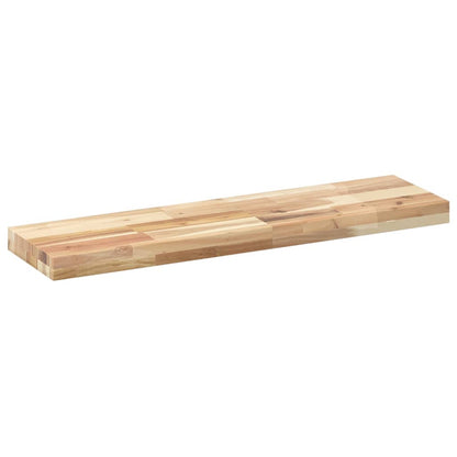Mensole da Parete 3 pz 80x20x4 cm Legno Acacia Non Trattato | homemem39