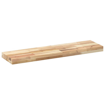 Mensole da Parete 2 pz 100x20x4 cm Legno Acacia Non Trattato | homemem39