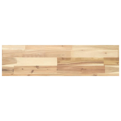 Mensole da Parete 2 pz 100x20x4 cm Legno Acacia Non Trattato | homemem39