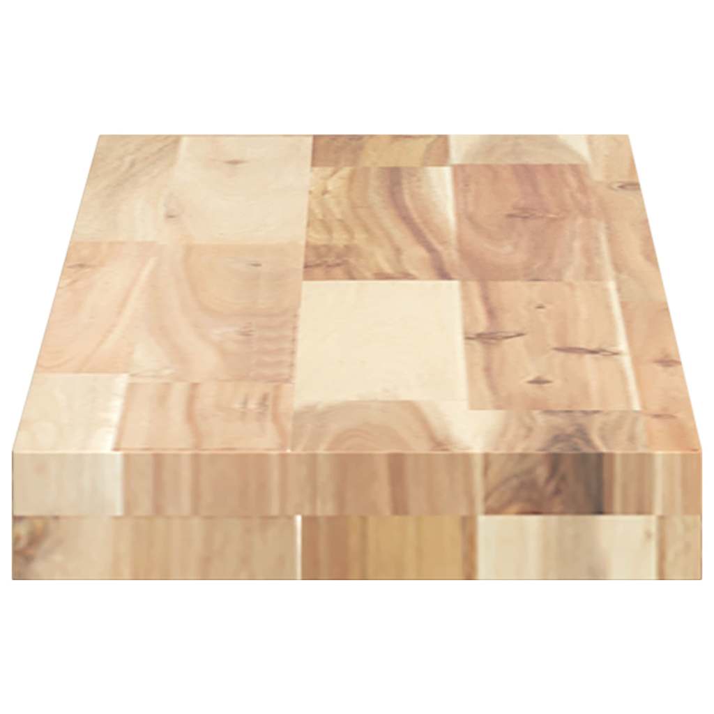 Mensole da Parete 4 pz 100x20x4 cm Legno Acacia Non Trattato | homemem39