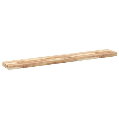 Mensole da Parete 2 pz 120x20x4 cm Legno Acacia Non Trattato | homemem39