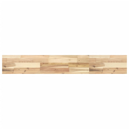 Ripiano a Parete 140x20x4 cm Legno Massello Acacia Non Trattato | homemem39