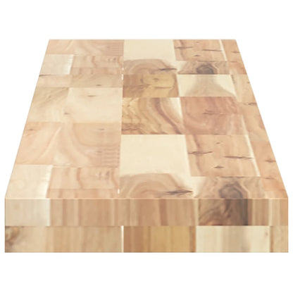 Mensole da Parete 2 pz 140x20x4 cm Legno Acacia Non Trattato | homemem39