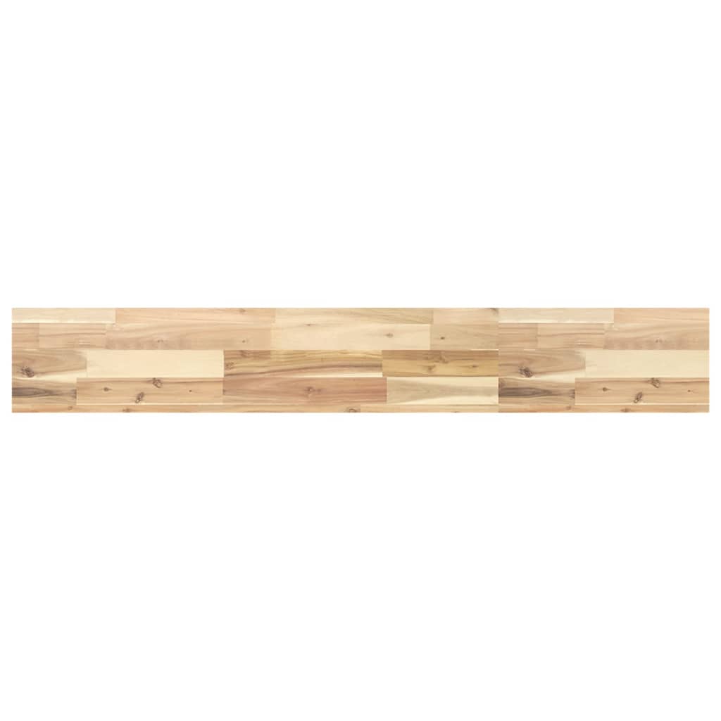 Ripiano a Parete 160x20x4 cm Legno Massello Acacia Non Trattato | homemem39