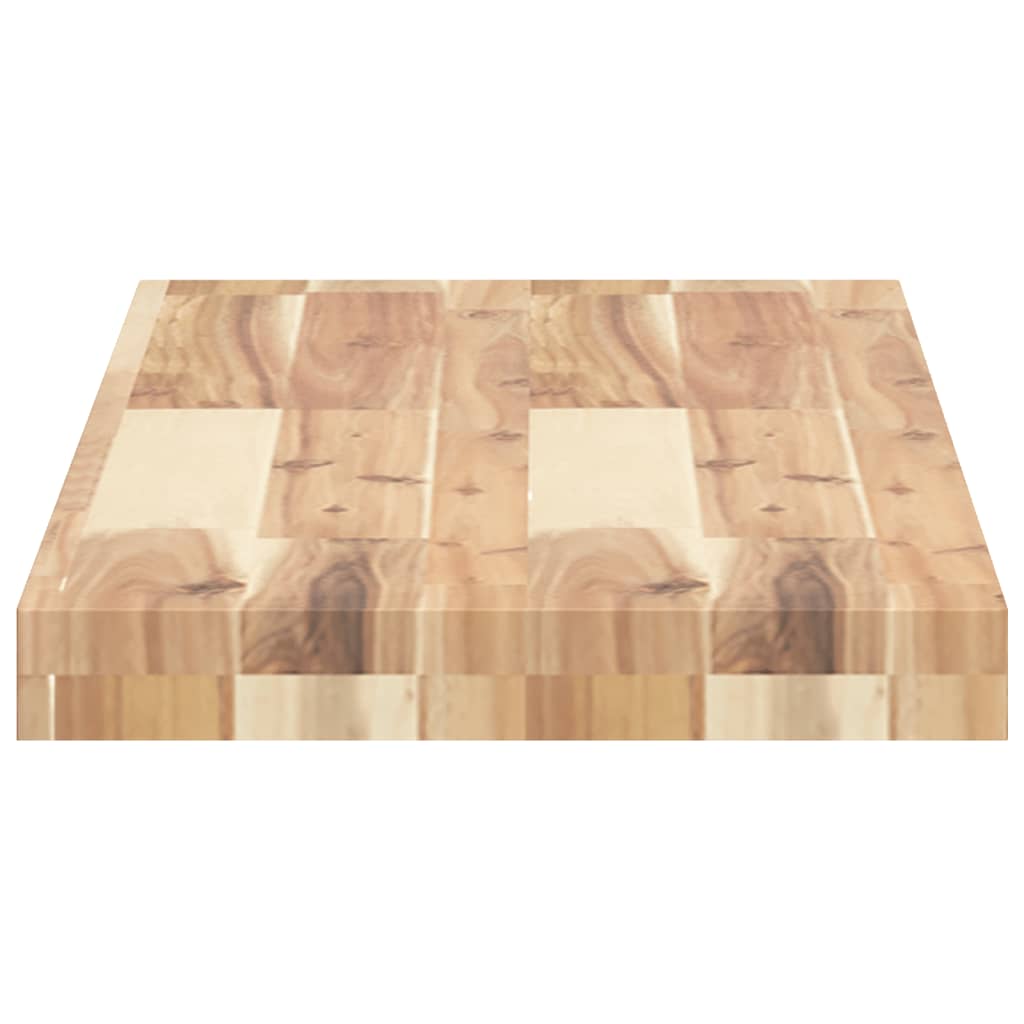 Ripiano a Parete 80x30x4 cm Legno Massello Acacia Non Trattato | homemem39