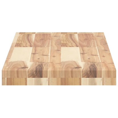 Mensole da Parete 2 pz 100x30x4 cm Legno Acacia Non Trattato | homemem39