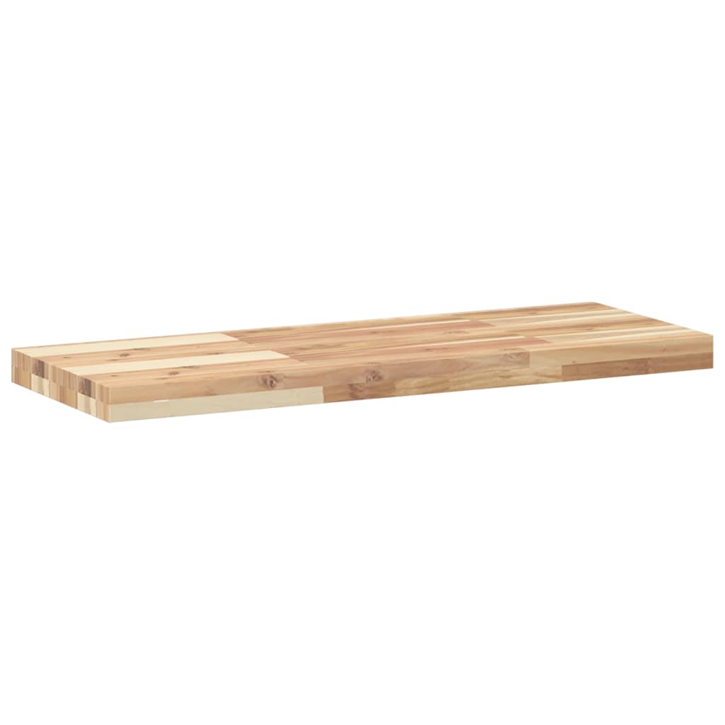 Mensole da Parete 2 pz 100x30x4 cm Legno Acacia Non Trattato | homemem39