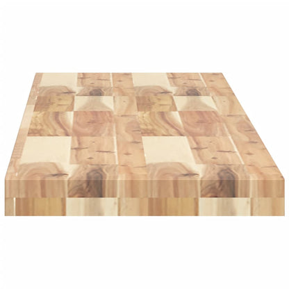 Mensole da Parete 2 pz 120x30x4 cm Legno Acacia Non Trattato | homemem39
