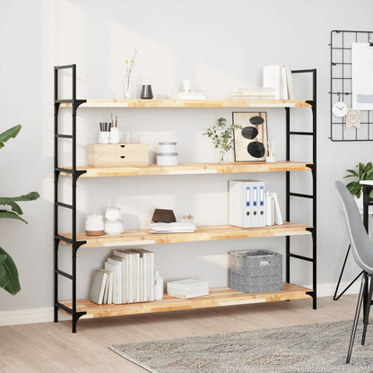 Mensole da Parete 2 pz 120x30x4 cm Legno Acacia Non Trattato | homemem39