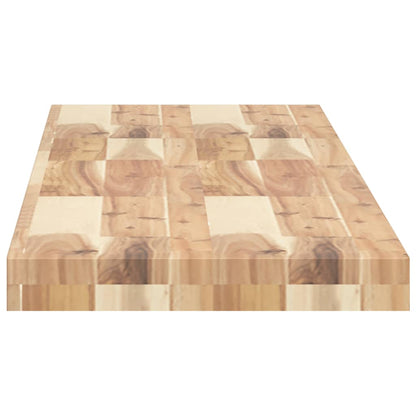 Mensole da Parete 2 pz 140x30x4 cm Legno Acacia Non Trattato | homemem39