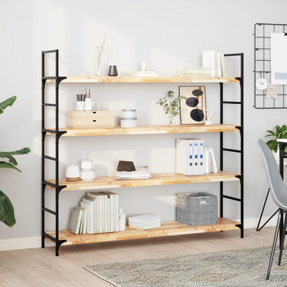 Mensole da Parete 3 pz 140x30x4 cm Legno Acacia Non Trattato | homemem39