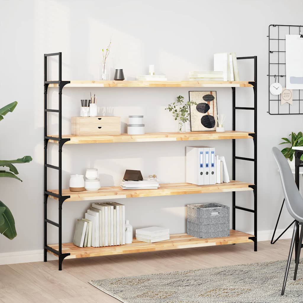 Mensole da Parete 2 pz 160x30x4 cm Legno Acacia Non Trattato | homemem39