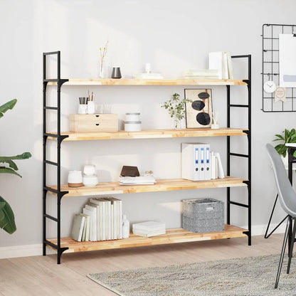 Mensole da Parete 2 pz 160x30x4 cm Legno Acacia Non Trattato | homemem39