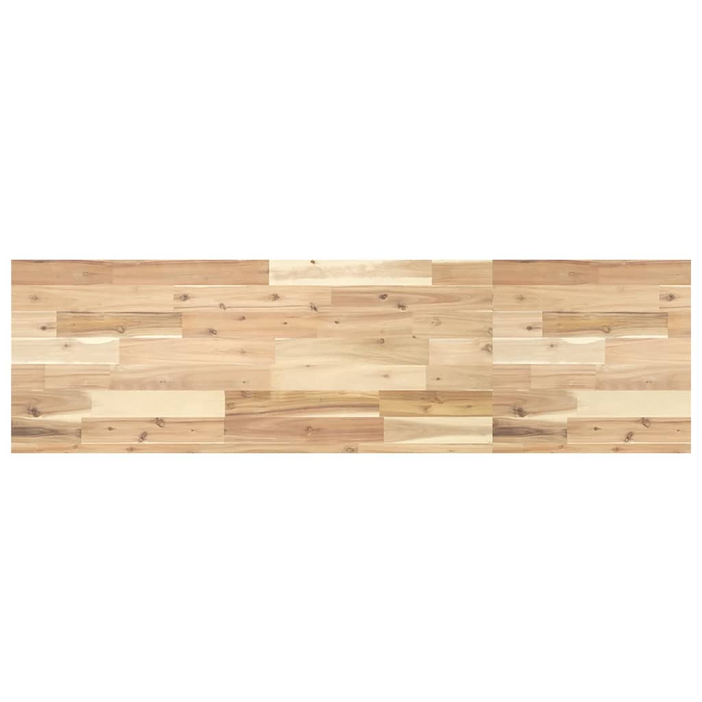 Mensole da Parete 2 pz 120x40x4 cm Legno Acacia Non Trattato | homemem39