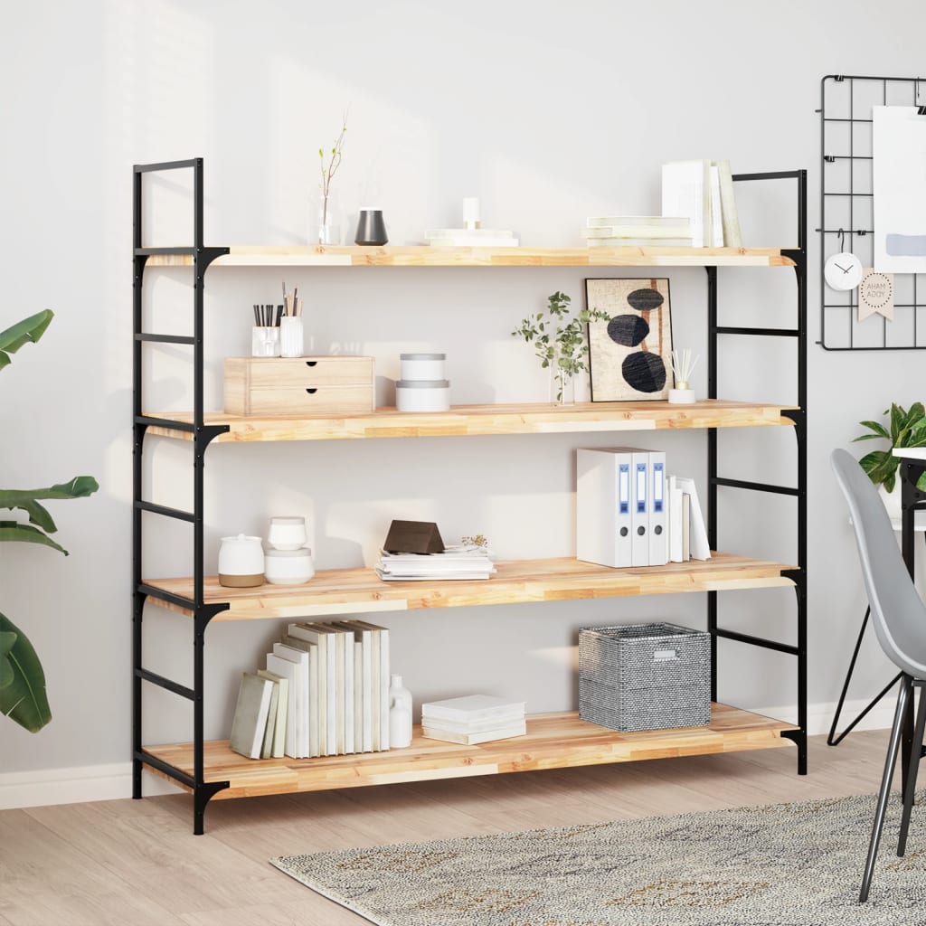 Mensole da Parete 3 pz 140x40x4 cm Legno Acacia Non Trattato | homemem39