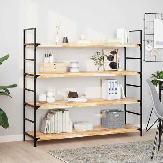 Ripiano a Parete 160x40x4 cm Legno Massello Acacia Non Trattato | homemem39