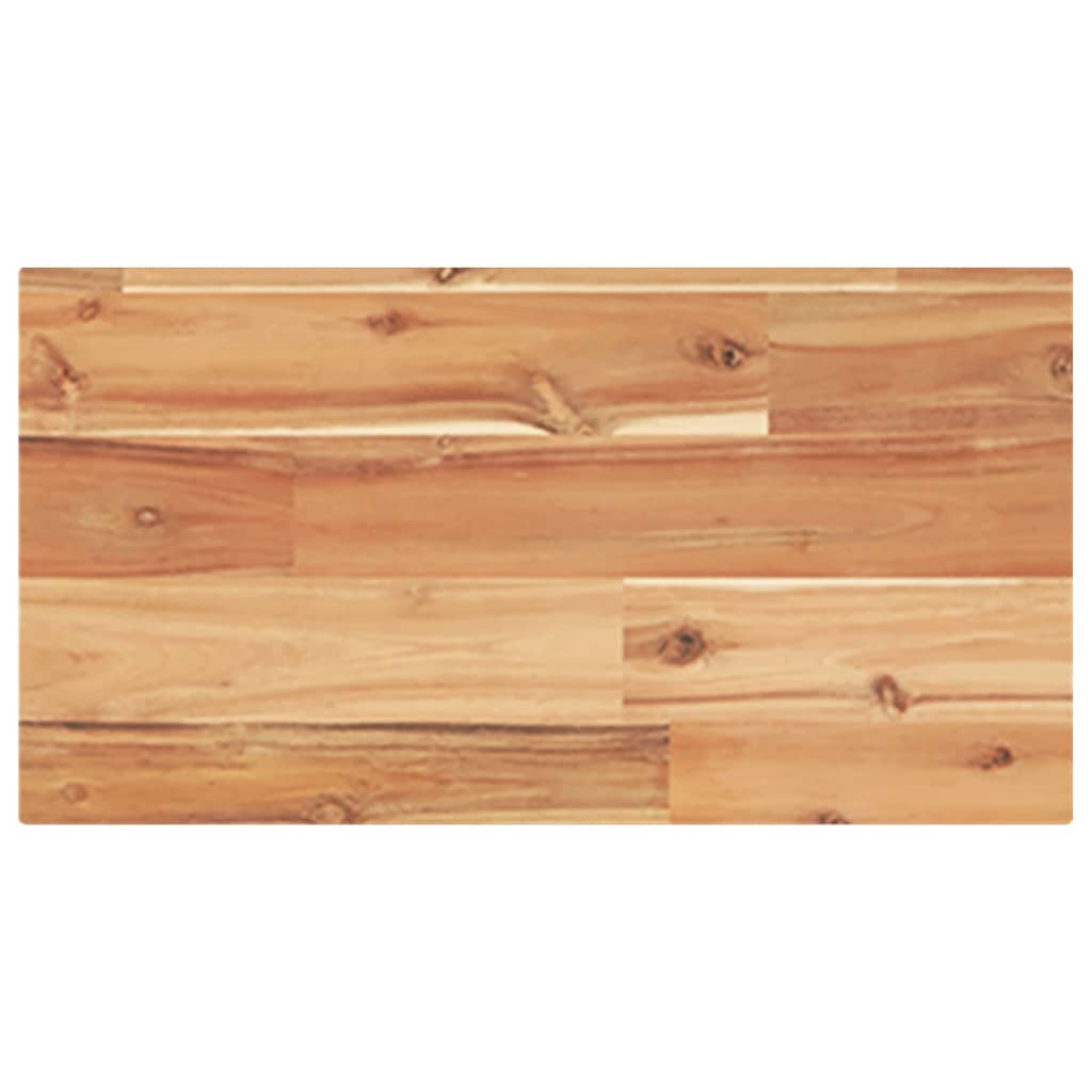 Ripiano a Parete 40x20x2 cm Legno Massello Acacia Rifinito Olio | homemem39