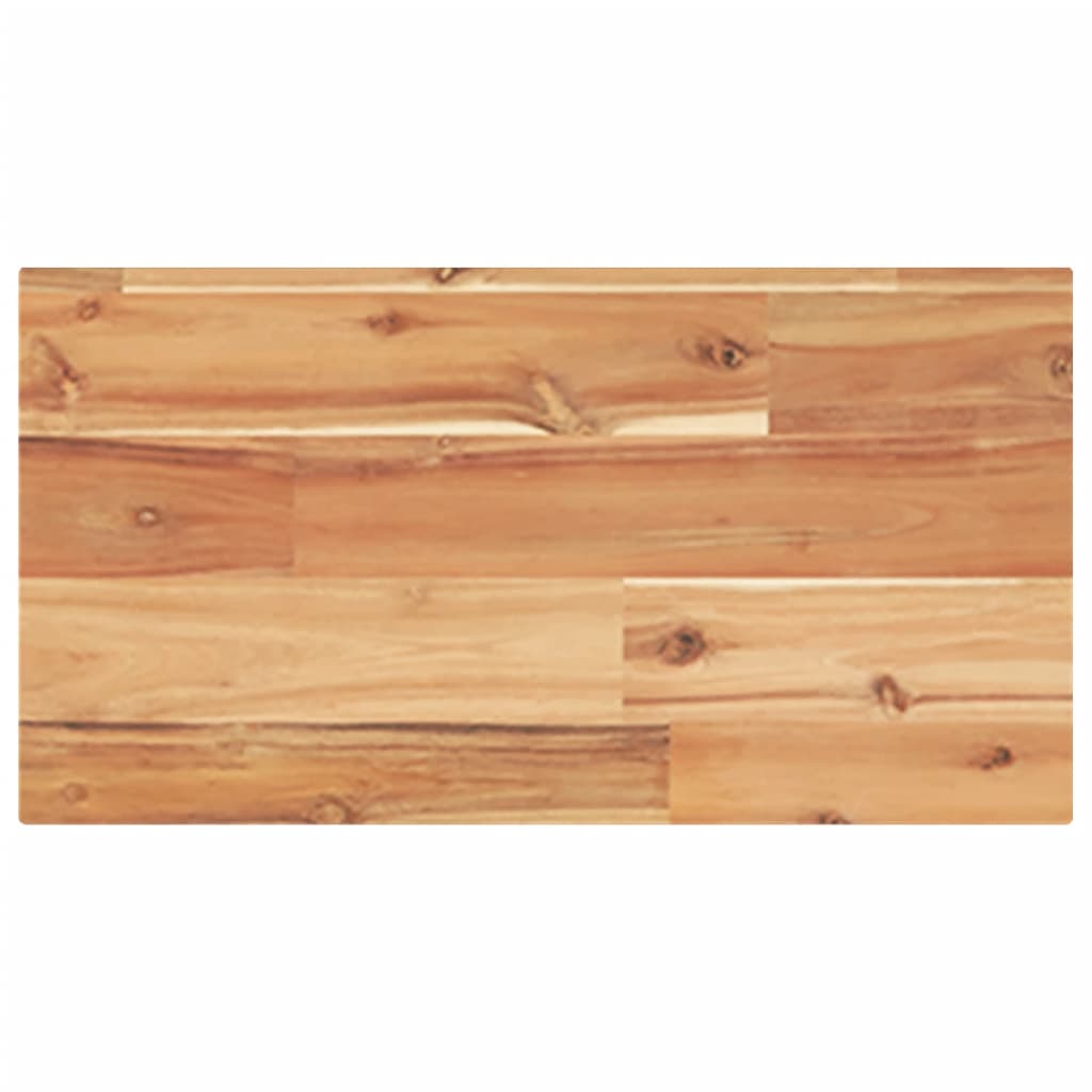 Mensole da Parete 2 pz 40x20x2 cm Legno Acacia Rifinito a Olio | homemem39