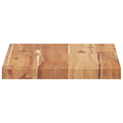 Mensole da Parete 4 pz 40x20x2 cm Legno Acacia Rifinito a Olio