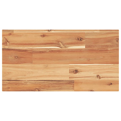 Ripiano a Parete 60x20x2 cm Legno Massello Acacia Rifinito Olio | homemem39