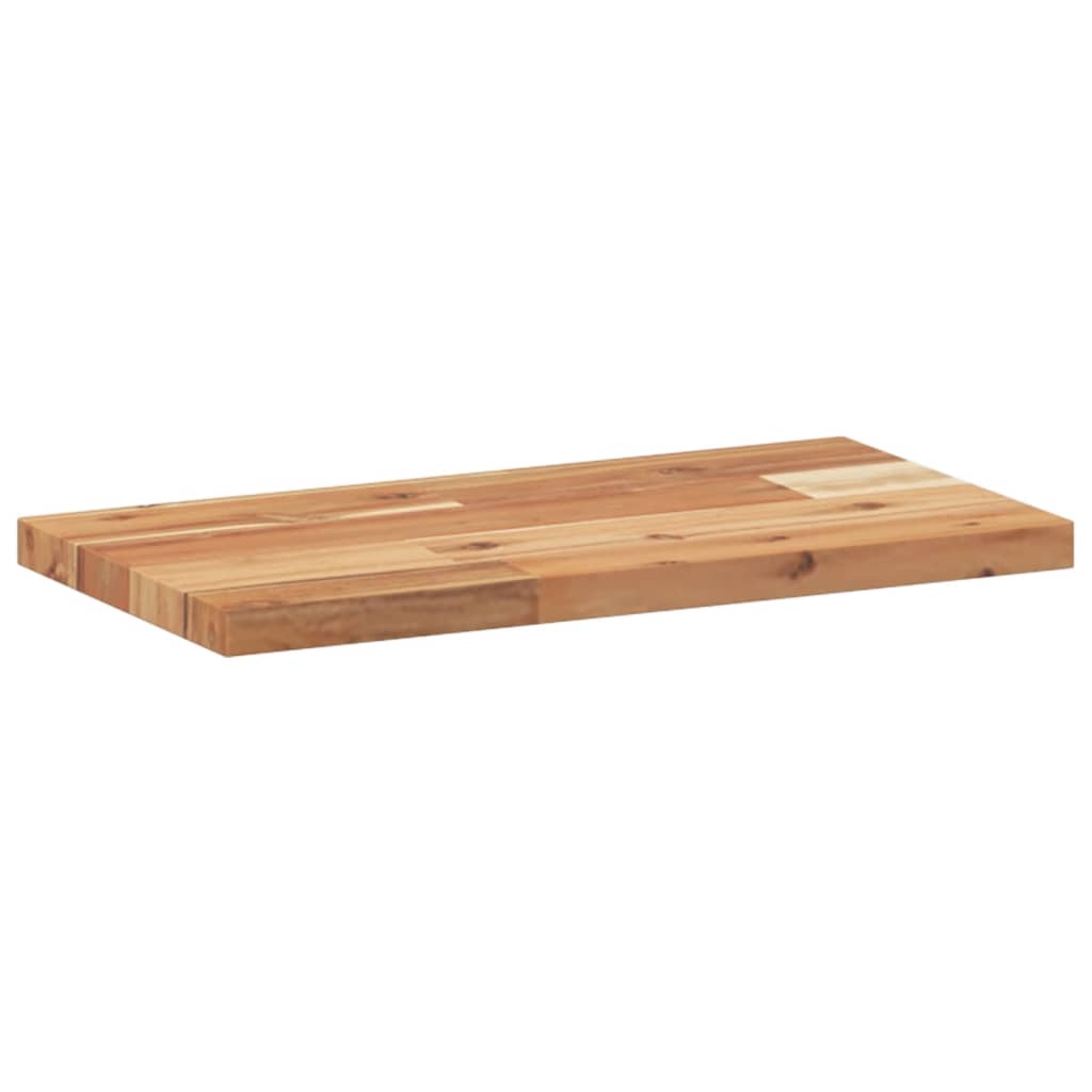 Ripiano a Parete 60x20x2 cm Legno Massello Acacia Rifinito Olio | homemem39