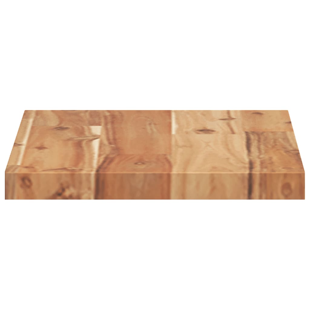 Mensole da Parete 2 pz 60x20x2 cm Legno Acacia Rifinito a Olio | homemem39