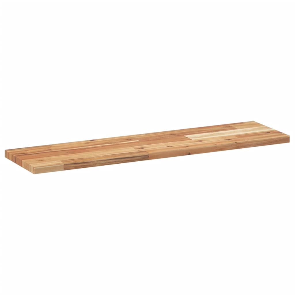 Mensole da Parete 2 pz 80x20x2 cm Legno Acacia Rifinito a Olio | homemem39