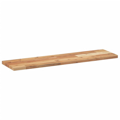 Mensole da Parete 2 pz 80x20x2 cm Legno Acacia Rifinito a Olio | homemem39