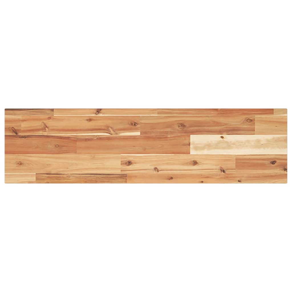 Ripiano a Parete 100x20x2cm Legno Massello Acacia Rifinito Olio | homemem39