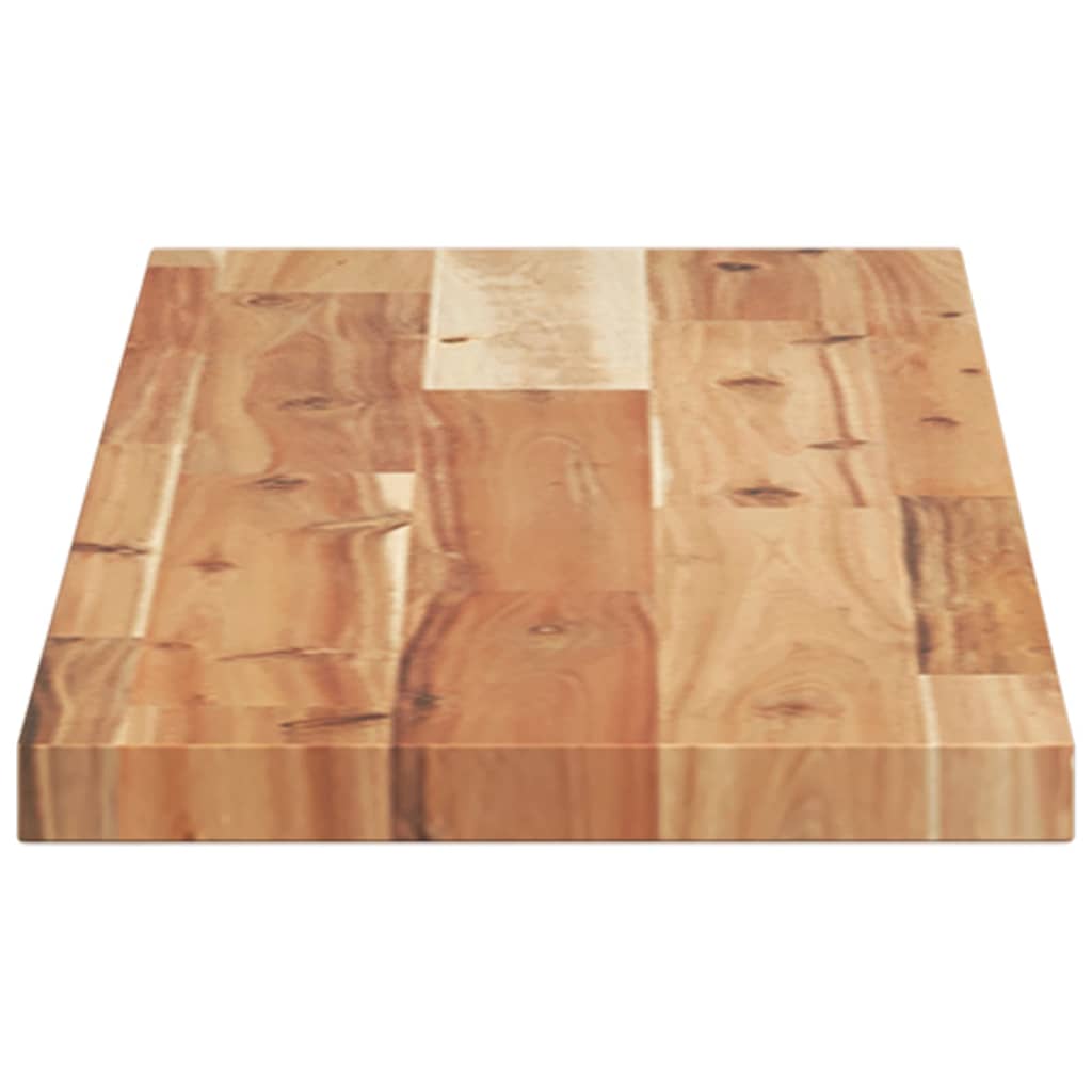 Mensole da Parete 2 pz 100x20x2 cm Legno Acacia Rifinito a Olio | homemem39