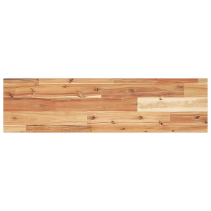 Mensole da Parete 3 pz 100x20x2 cm Legno Acacia Rifinito a Olio | homemem39