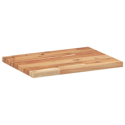 Mensole da Parete 2 pz 60x30x2 cm Legno Acacia Rifinito a Olio | homemem39