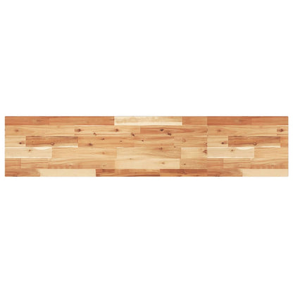 Mensole da Parete 2 pz 140x30x2 cm Legno Acacia Rifinito a Olio | homemem39