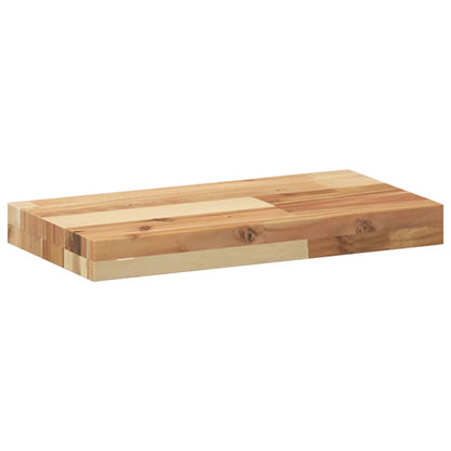 Mensole da Parete 2 pz 40x20x4 cm Legno Acacia Rifinito a Olio | homemem39