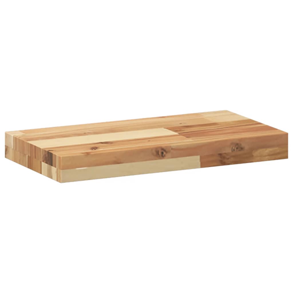 Mensole da Parete 3 pz 40x20x4 cm Legno Acacia Rifinito a Olio | homemem39