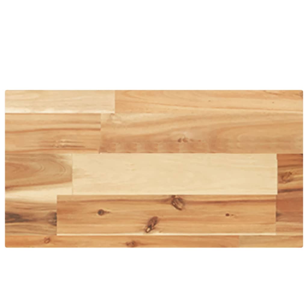 Mensole da Parete 2 pz 60x20x4 cm Legno Acacia Rifinito a Olio | homemem39