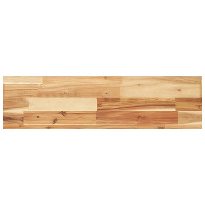 Ripiano a Parete 80x20x4 cm Legno Massello Acacia Rifinito Olio | homemem39