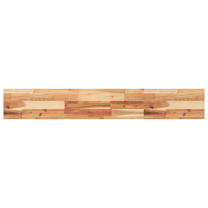 Ripiano a Parete 120x20x4cm Legno Massello Acacia Rifinito Olio | homemem39