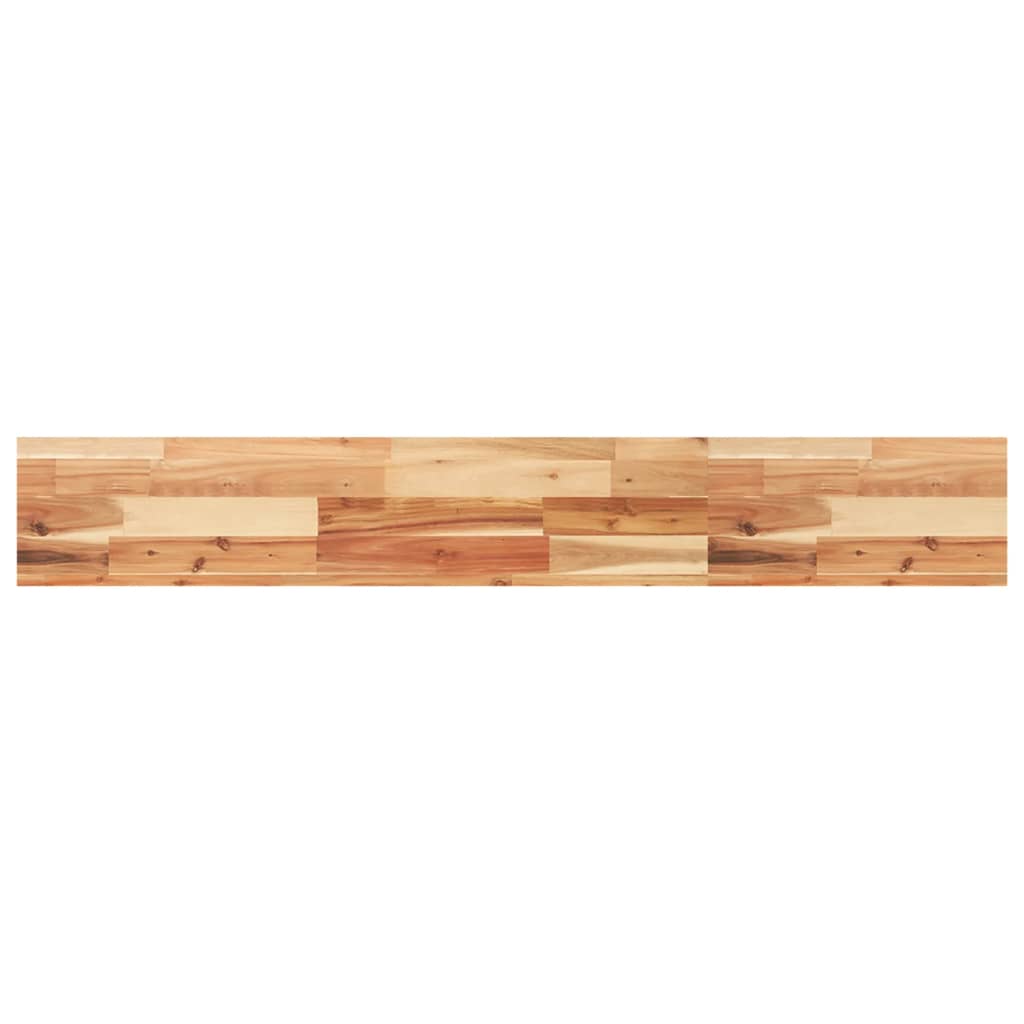 Mensole da Parete 2 pz 120x20x4 cm Legno Acacia Rifinito a Olio | homemem39