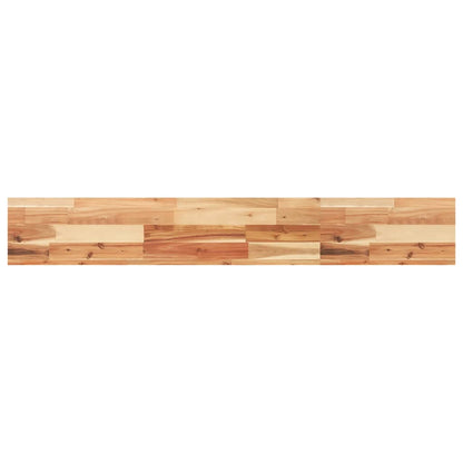 Mensole da Parete 2 pz 120x20x4 cm Legno Acacia Rifinito a Olio | homemem39