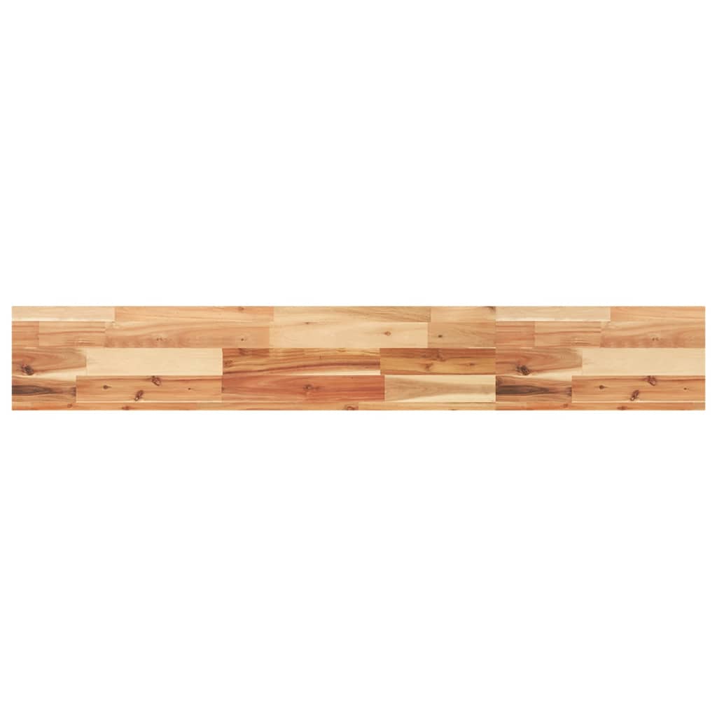 Mensole da Parete 2 pz 160x20x4 cm Legno Acacia Rifinito a Olio | homemem39
