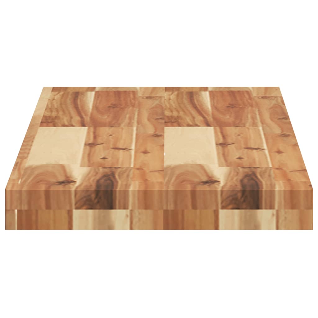 Ripiano a Parete 80x30x4 cm Legno Massello Acacia Rifinito Olio | homemem39